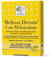 New Nordic Melissa Dream Con Melatonina 30 Compresse-1