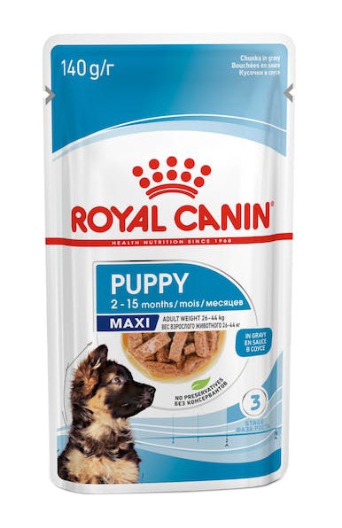 Royal Canin Puppy Maxi Bocconcini In Salsa Per Cani 140g-1