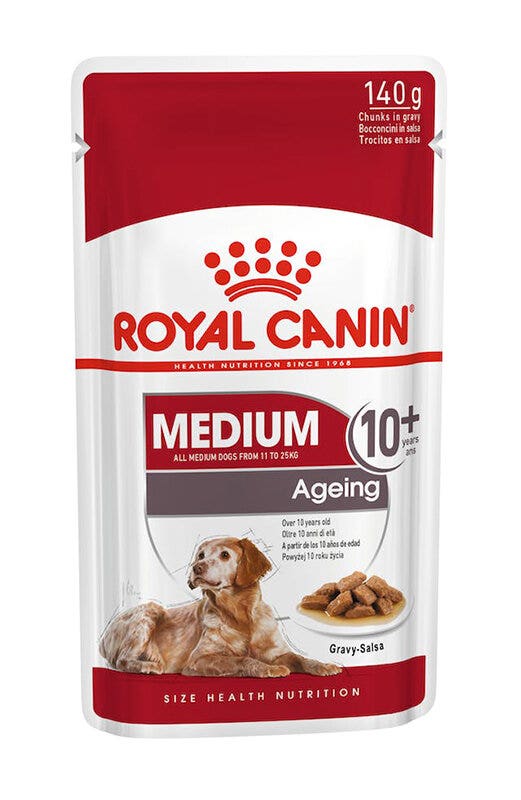 Royal Canin Medium Ageing 10+ Bocconcini In Salsa Per Cani 140g-2