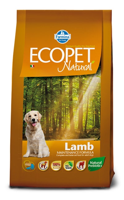 Ecopet Natural Lamb Medium Cibo Secco Per Cani Adulti Sacco 12Kg-1