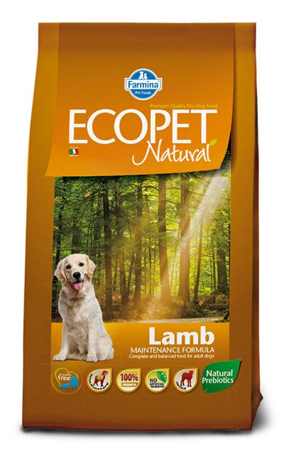 Ecopet Natural Lamb Medium Cibo Secco Per Cani Adulti Sacco 12Kg-2