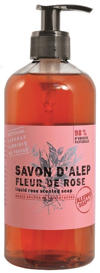 SAPONE ALEPPO LIQ ROSA 500ML-2