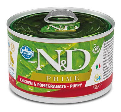 Farmina Natural & Delicious Prime Puppy Mini Con Pollo E Melograno Per Cani Cuccioli 140g-2