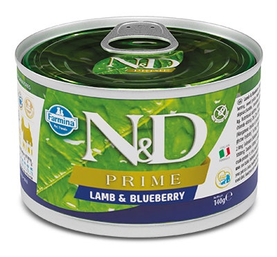 Farmina Natural & Delicious Prime Mini Con Agnello E Mirtillo Per Cani Adulti 140g-1
