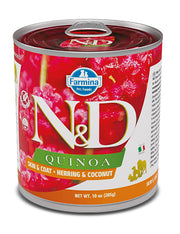 N&d Dog Quinoa Skin & Coat Herring Coconut 285 g