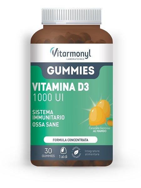Vitarmonyl Gummies Vitamina D3 1000UI 30 Caramelle Gommose-1