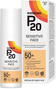 Riemann P20 Protezione Solare Viso Pelli Sensibili 50ml SPF50+-1