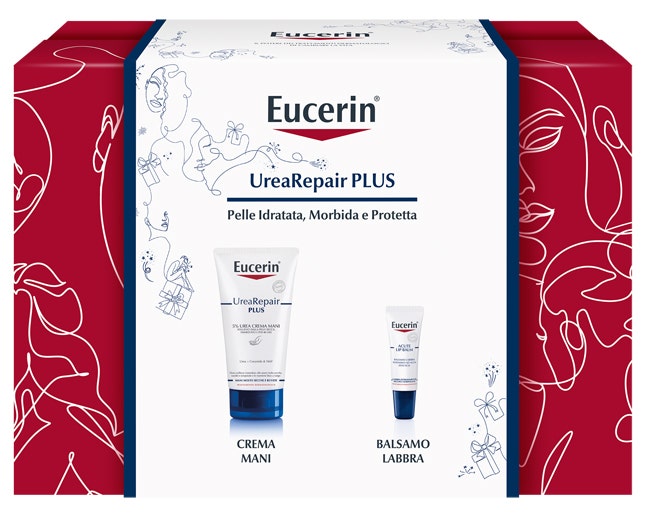 Eucerin Cofanetto UreaRepair Plus Crema Mani 75ml + Balsamo Labbra 10ml-1