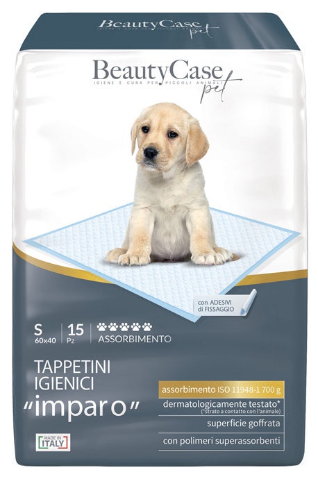 BeautyCase Tappetini Assorbenti Per Cani Taglia S 15 Pezzi 60x40cm-1