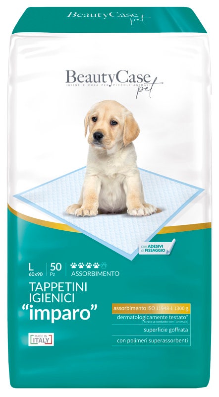BeautyCase Tappetini Assorbenti Per Cani Taglia L 50 Pezzi 60x90cm-1
