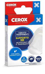 Cerox Supporto 3D Cerotti Trasparenti 7,5x10cm 5 Pezzi-1