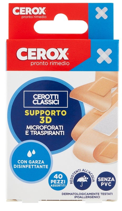Cerox Supporto 3D Cerotti Classici 40 Pezzi Assortiti-1
