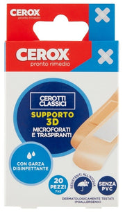 Cerox Supporto 3D Cerotti Classici 20 Pezzi 7x2cm-1