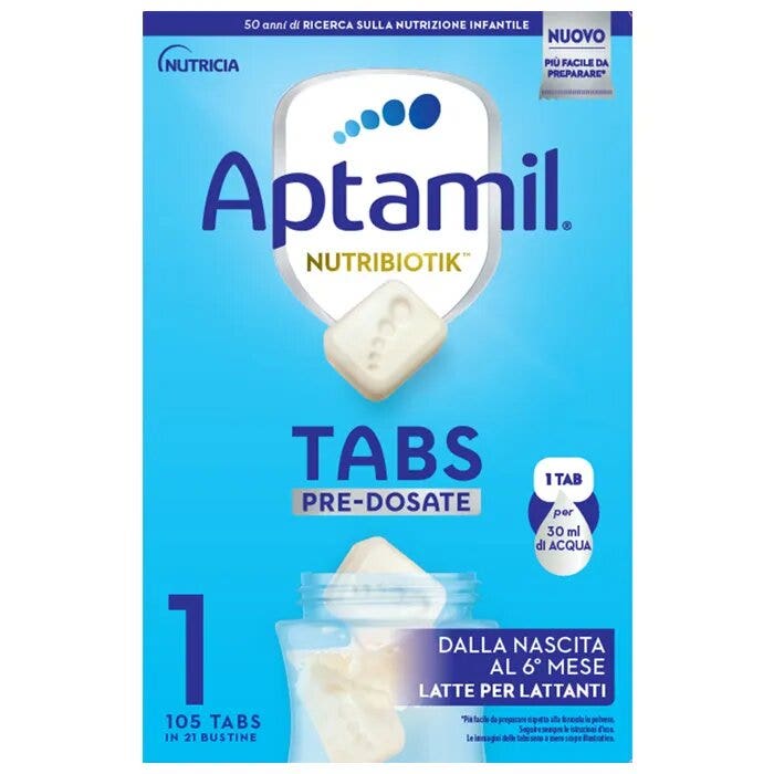 Aptamil Nutribiotik 1 Tabs Pre-Dosate Latte Dalla Nascita 21 Tabs-2