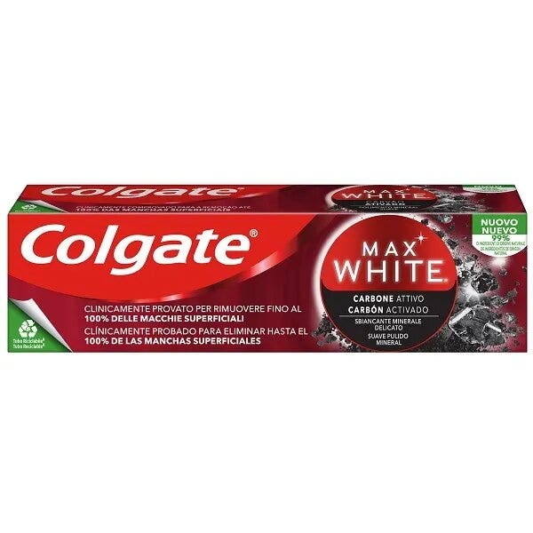 Colgate Dentifricio Sbiancante Max White Carbone Attivo 75ml-2