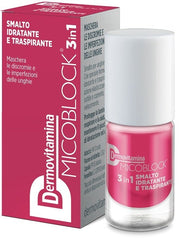 Dermovitamina Micoblock Smalto 3In1 Base Top Coat Rosa 5ml-1