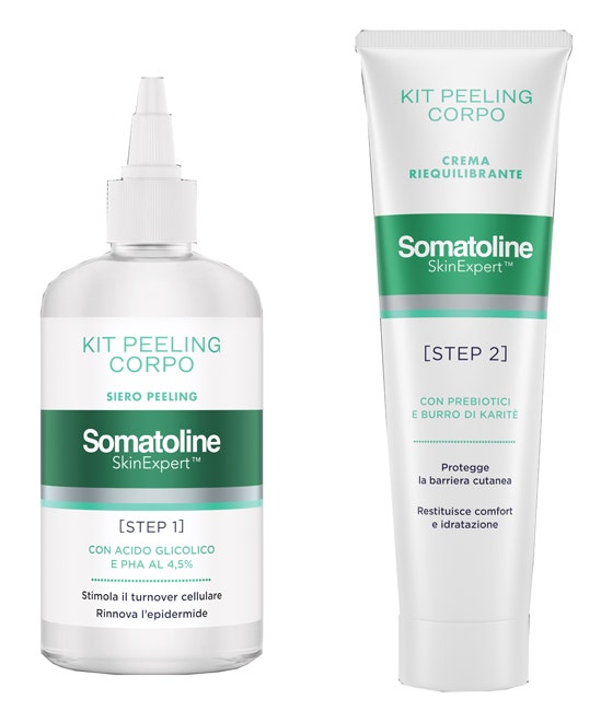 Somatoline Skin Expert Kit Peeling Corpo Gel 200ml + Crema Riequilibrante 100ml-1