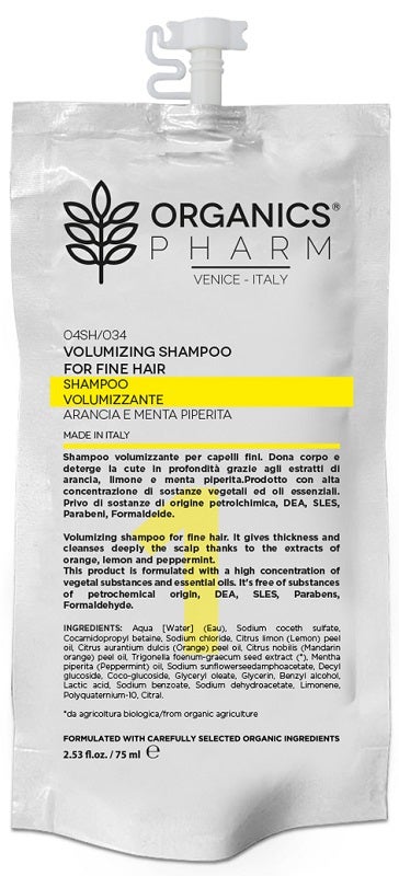 Organics Pharm Volumizing Shampoo Volumizzante 75ml-1