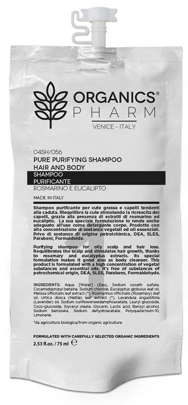 Organics Pharm Pure Purifying Shampoo Purificante 75ml-1
