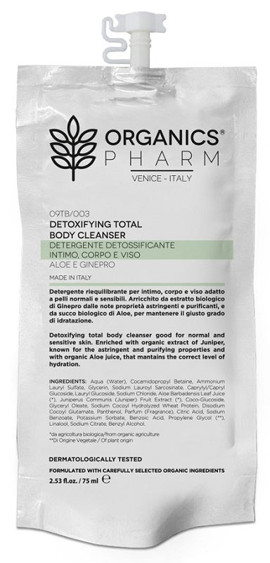 Organics Pharm Detoxifying Total Body Cleanser Detergente Detossificante 75ml-1