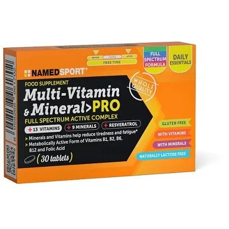 Named Sport Multi-Vitamin & Mineral Pro Integratore 30 Compresse-2