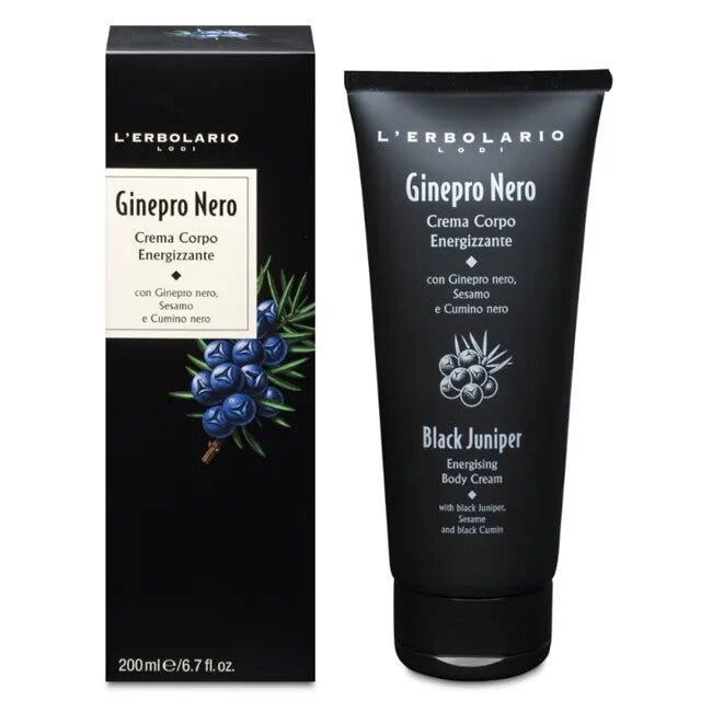 L'Erbolario Crema Corpo Energizzante Ginepro Nero 200ml-2