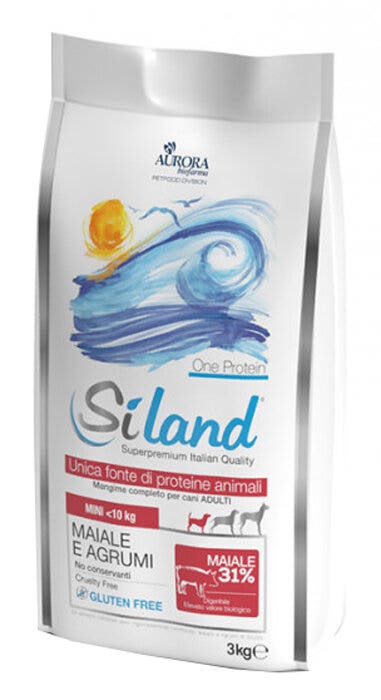 Siland Adult Gusto Maiale E Agrumi Cibo Secco Cani Adulti Taglia Mini Sacco 3kg-2