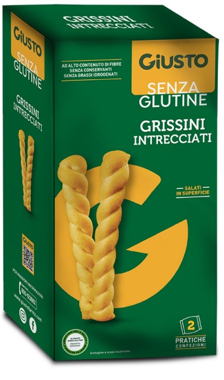 Giusto Senza Glutine Grissini Intrecciati 150g-1