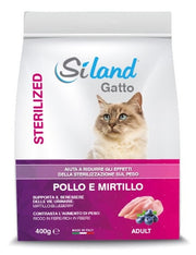 Siland Crocchette Pollo/Mirtilli Gatti Adulti Sterilizzati 400g-1