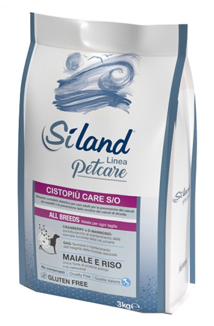 Siland Cistopiù Care Gusto Maiale E Riso Cibo Secco Cani Adulti Sacco 3kg-1
