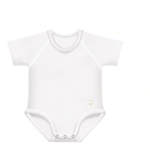 J Bimbi Body 0-36M In Bambu' 4 Stagioni Bianco-1
