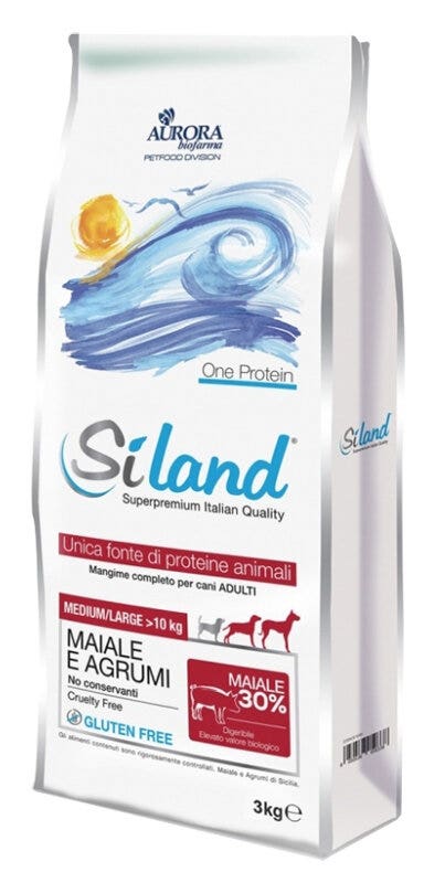 Siland Adult Gusto Maiale E Agrumi Cibo Secco Cani Adulti Taglia Medio/Grande Sacco 3kg-2