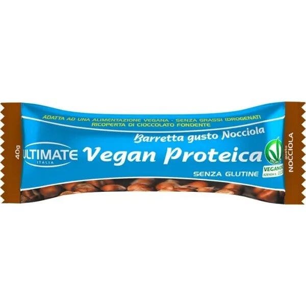 Ultimate Barretta Proteica Vegana Gusto Nocciola 40g-2