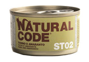 Natural Code Steril 02 Tonno e Amaranto Umido Gatto Lattina 85 g