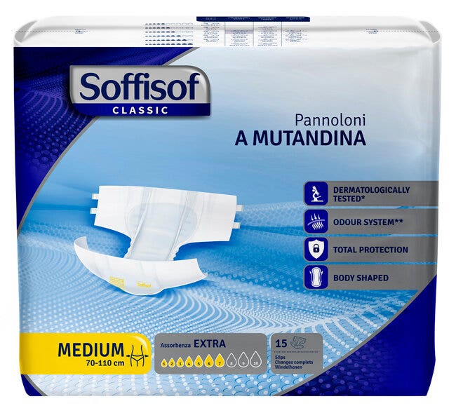 Soffisof Classic Extra Pannolone A Mutandina Taglia M 15 Pezzi-1