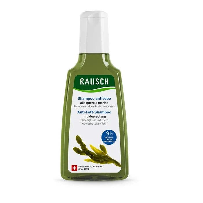 Rausch Shampoo Antisebo Alla Quercia Marina 200ml-2