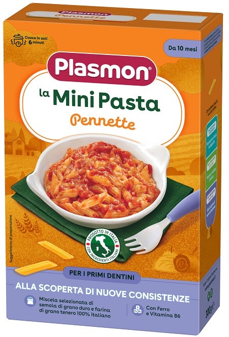 Plasmon La MIni Pasta Pennette 300g 10 Mesi+-1