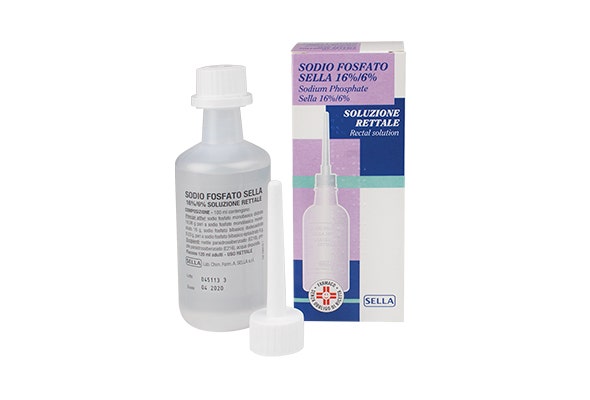 Sodio Fosfato Sella 16%/6% Soluzione Rettale 120ml-1