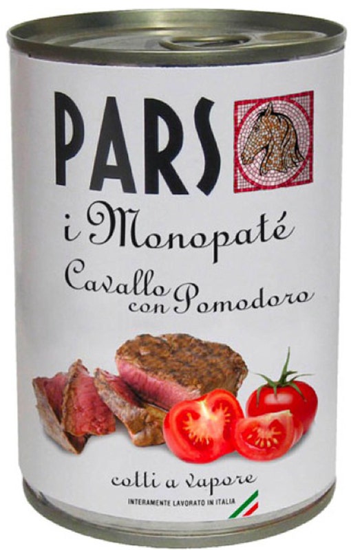 Pars Monopatè Cavallo E Pomodoro Cibo Umido Per Cani Scatoletta 405g-1