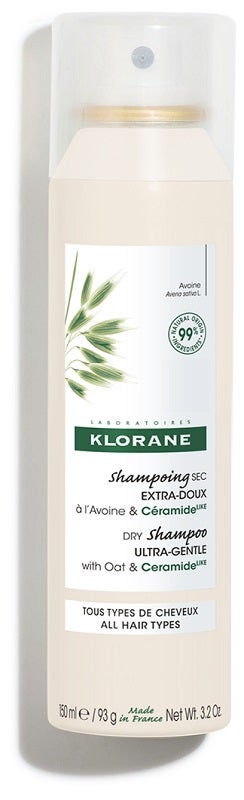 Klorane Shampoo Secco Extra-Delicato all'Avena&Ceramide Tutti i Tipi di Capelli 150ml-1