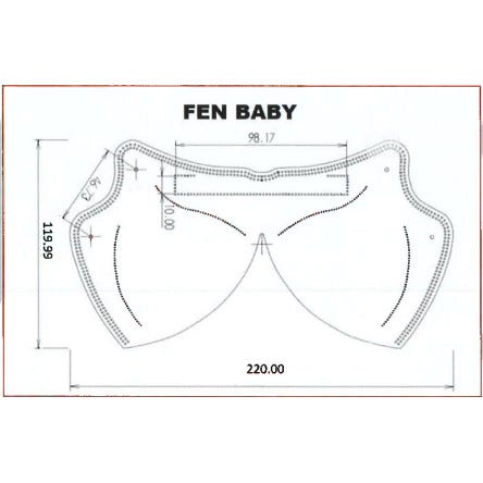 Mascherina Bambino Light Blue 2 Pezzi-2