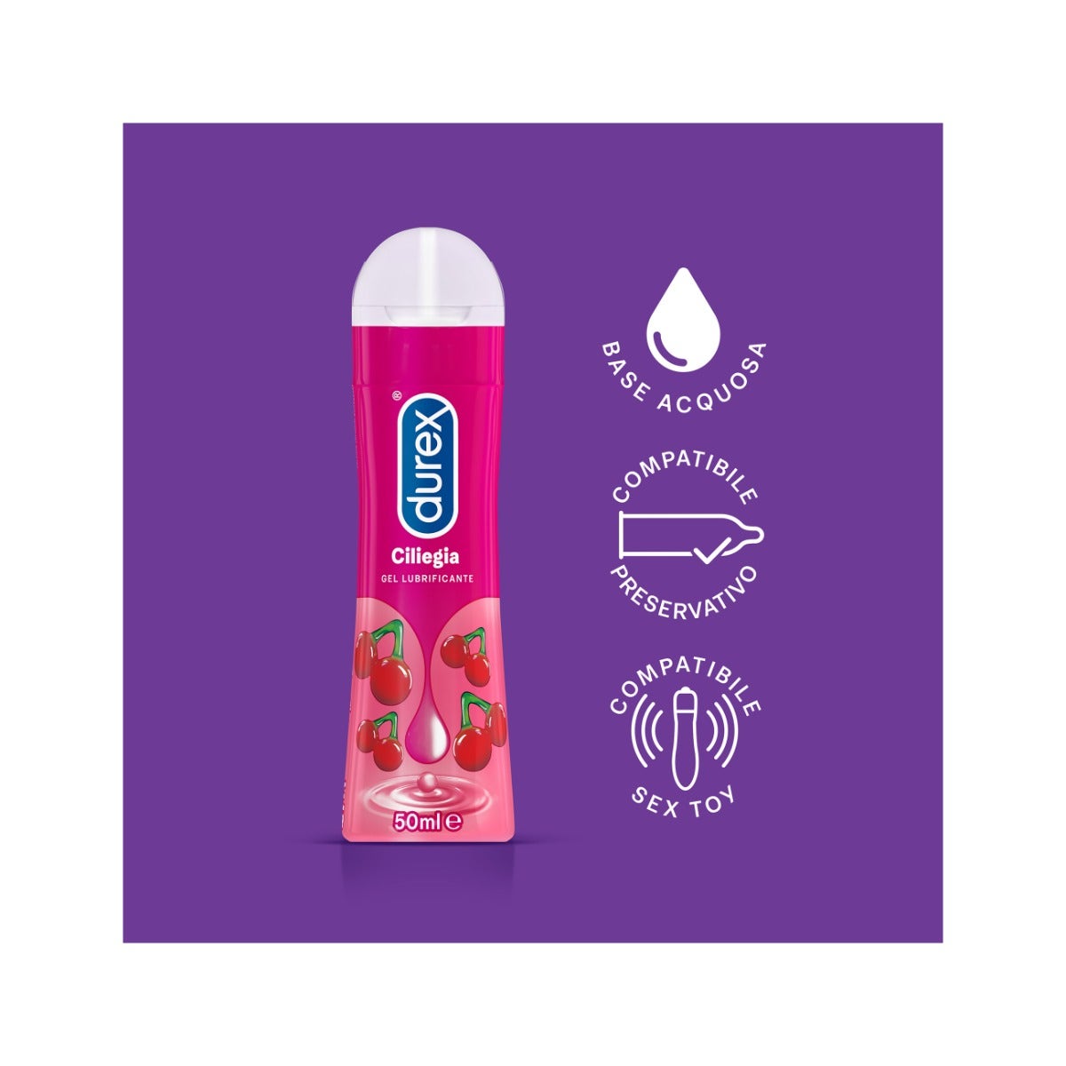 Durex Top Gel Cherry 50ml-11