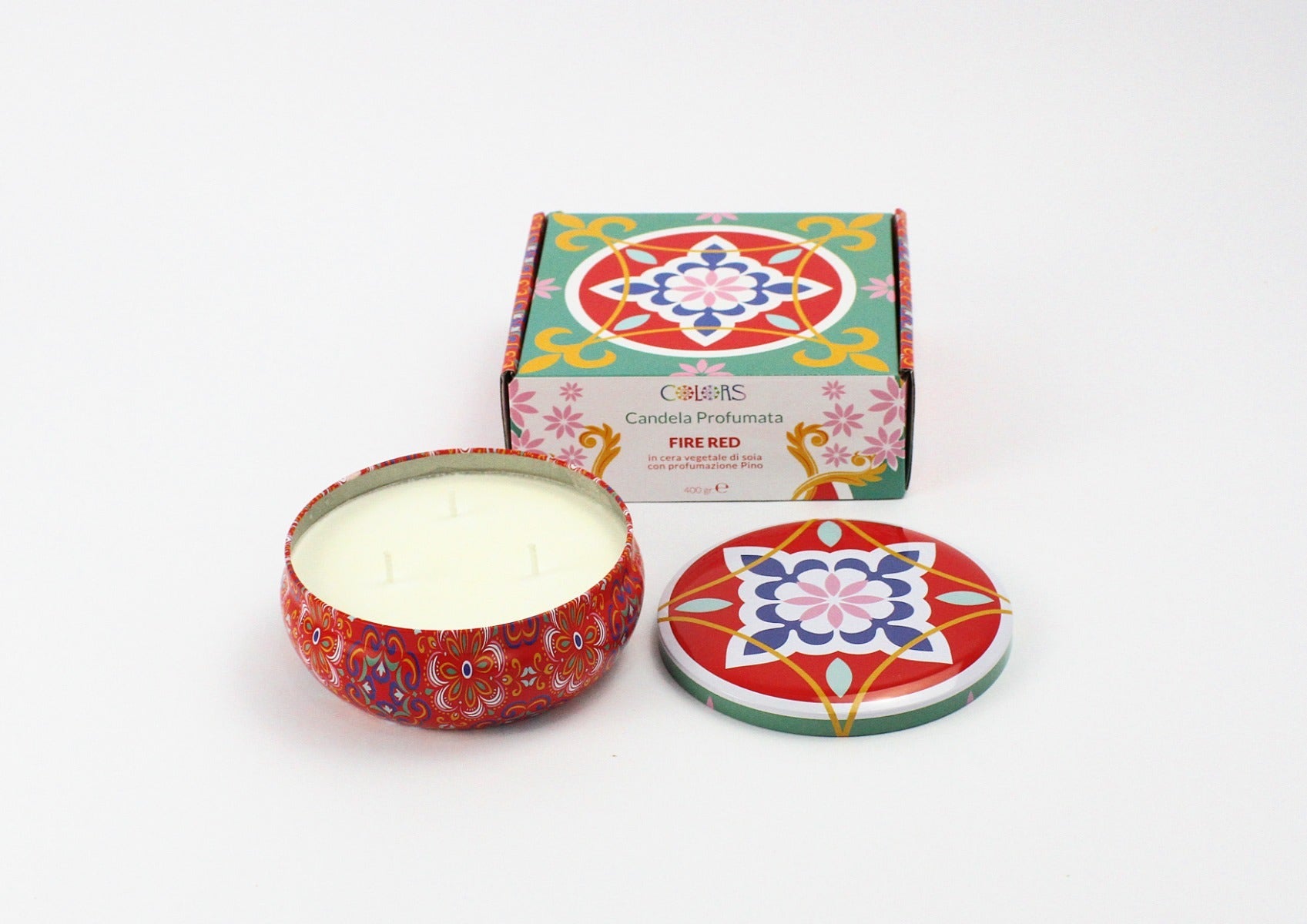 Colors Candela Profumata Fire Red-1