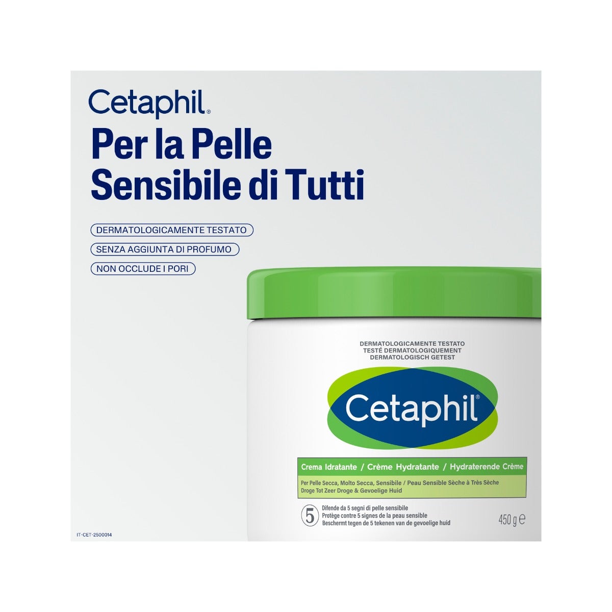 Cetaphil Crema Idratante Pelle Secca 450g Viso e Corpo-7