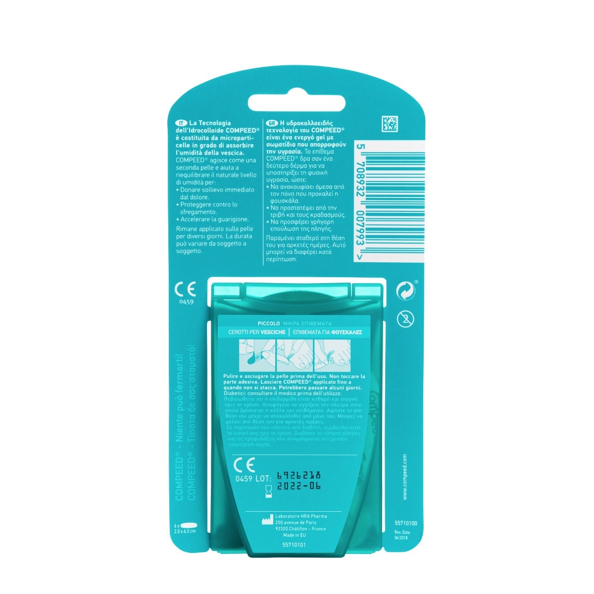Compeed Cerotti Vesciche Piccolo 6 Pezzi-4