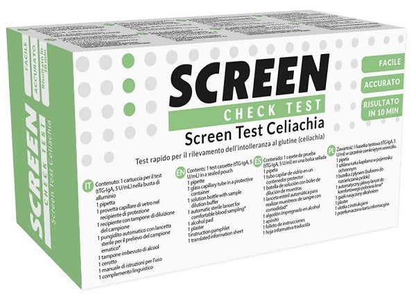 Screen Test Rapido Screen Test Celiachia per Rilevazione Intolleranza Glutine 1 Pezzo-1