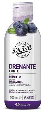 Dr Viti Drenante Forte Mirtillo 500 ml Senza Zuccheri-1