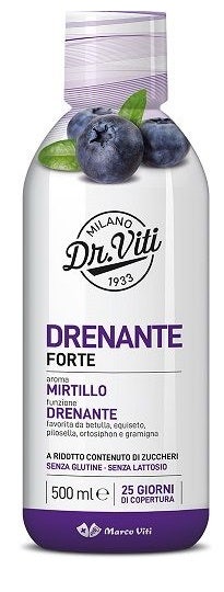 Dr Viti Drenante Forte Mirtillo 500 ml Senza Zuccheri-1