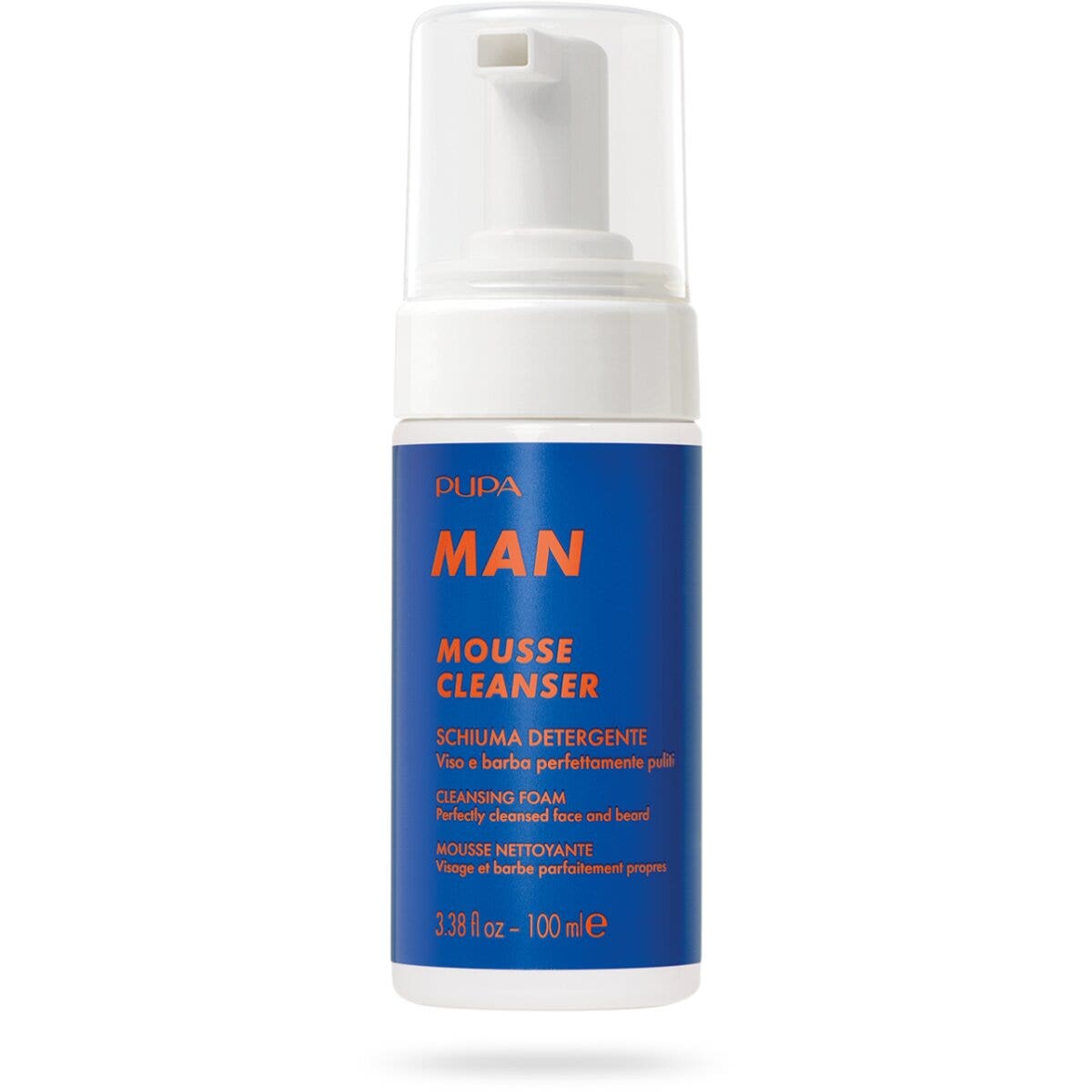 Pupa Man Mousse Cleanser Schiuma Detergente Viso/Barba 100ml-4