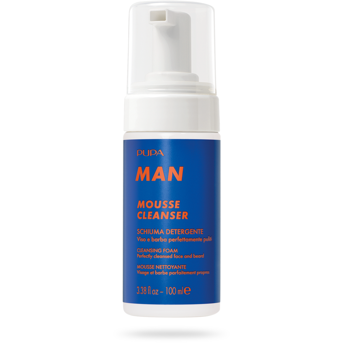 Pupa Man Mousse Cleanser Schiuma Detergente Viso/Barba 100ml-1
